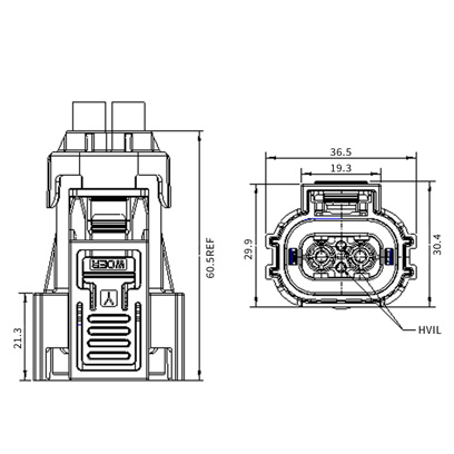 HV600系列带高压互锁毗连器