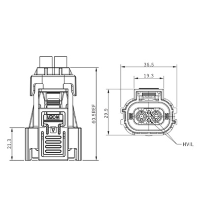 HV280高压互锁毗连器