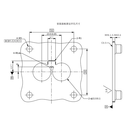 HPL200金属高压互锁毗连器