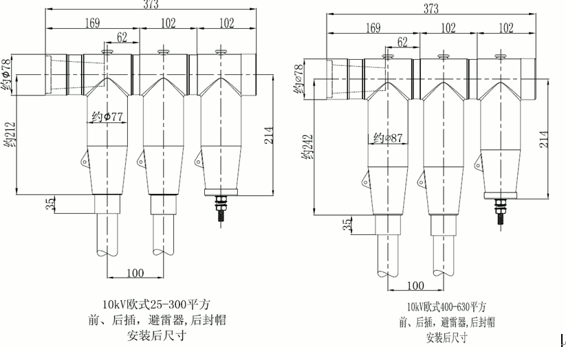 6165cc金沙总站核材15kV欧式630-1250A非屏障型可疏散毗连器结构尺寸2.gif